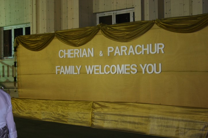 Welcoming banner