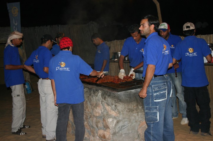 Cooking the food