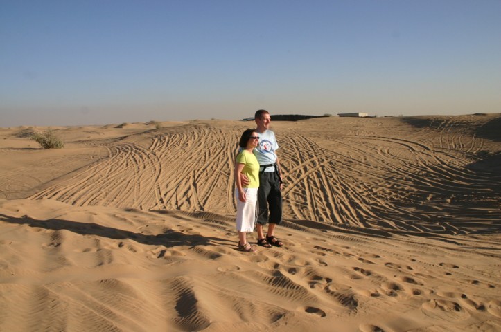 Rose and Andy before the fun starts
