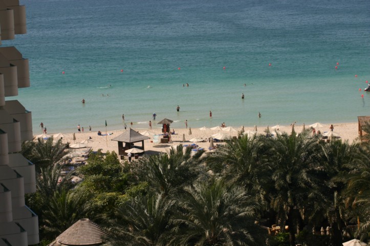 The beach from our bedroom