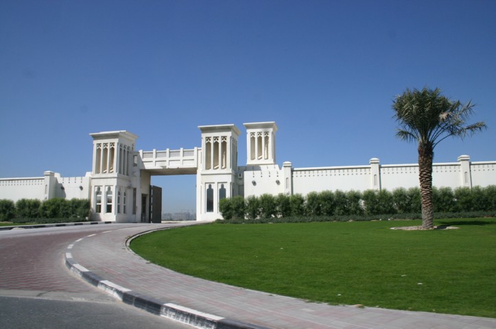 The entry to one of the royal palaces