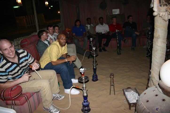 The opium den