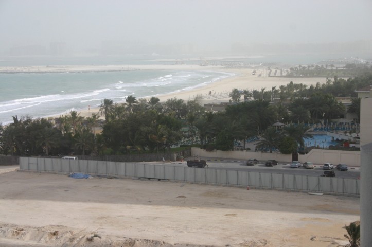Very misty and rough