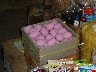 Pink eggs salted