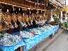 Thaheua village near Vang Vieng fish for sale