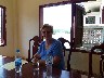 Thaheua village waiting for lunch