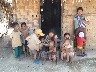 Khmu village children and mothers in the village
