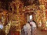 Luang Prabang - Gold leaf being applied all over the place