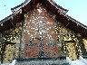 Wat Xieng Thong temple gem stones in the walls