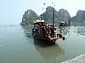 Our boat drops us and then goes away to moor till wecome back