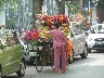 Dong Nhan Lady selling flowers