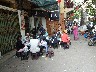Hanoi street scenes  Eating lunch