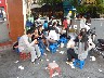 Vietnamese love eating outside