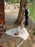 Wistfullooks in weddng photos being taken by the turtle bridge in Hanoi