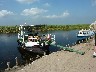The boat has moved and is waiting for us