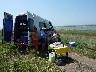 Making shade for lunch
