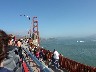 You can walk across the bridge