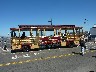 An old cable car on the front