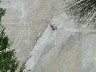 One of the climbers