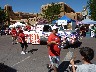 Many different political groups or floats