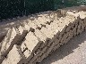 The earth bricks that are used