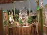 A Polish village scene with models