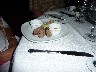 Starter boars sausage and ham and melon